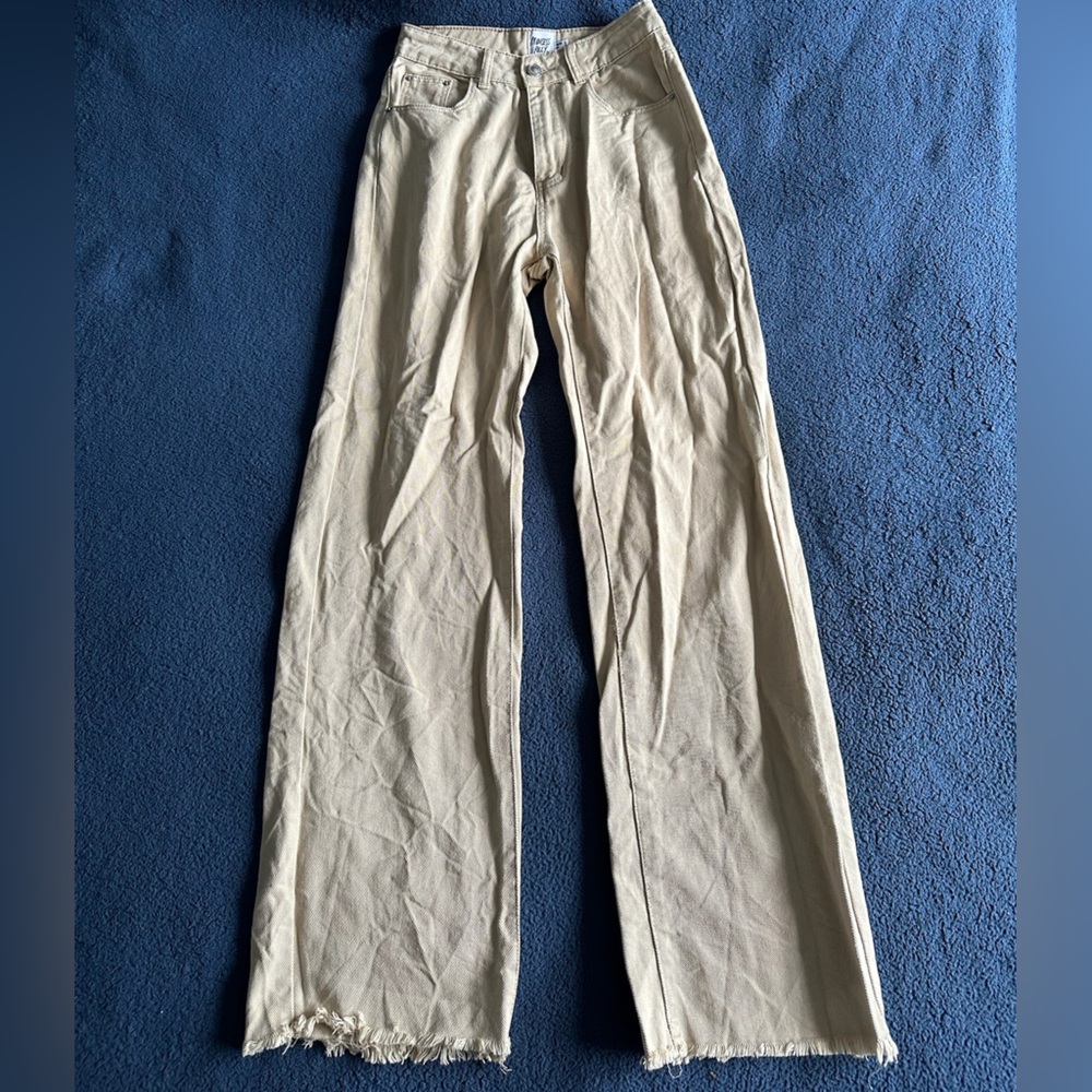 Princess Polly high waisted tan pants